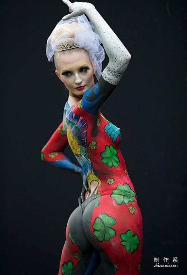 Eye-catching and creative body painting art