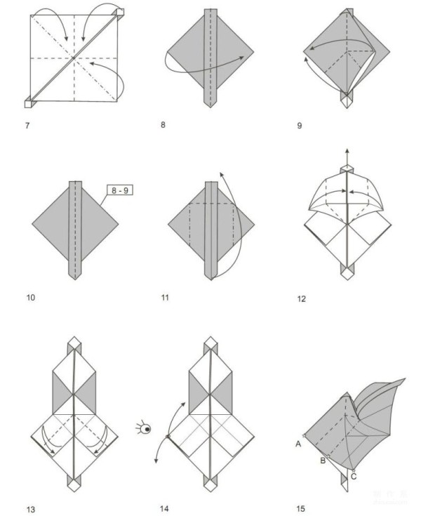 Paper art handmade origami art, Mammoth handmade origami drawing tutorial