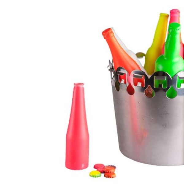 Creative open bottle ice bucket