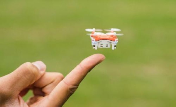 The worlds smallest handmade quadcopter remote control aircraft