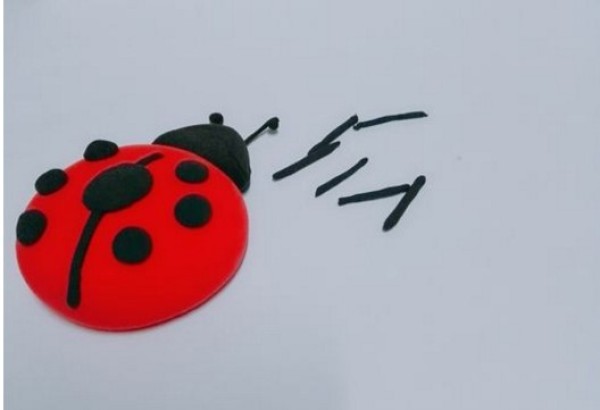 Super light clay tutorial how to make beautiful seven-star ladybug