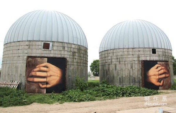 nikita nomerz abandoned building street art