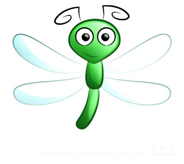 A collection of pictures of kindergarten childrens simple drawings, teach you step by step how to draw colorful dragonflies