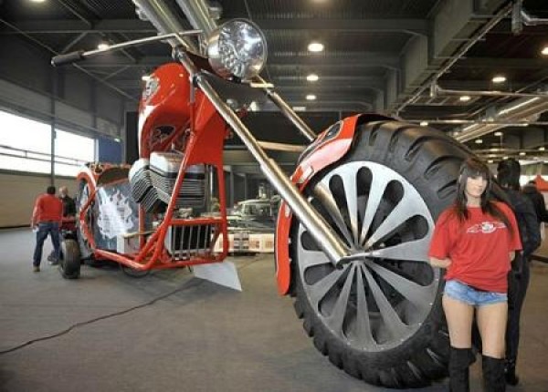 The worlds largest motorcycle