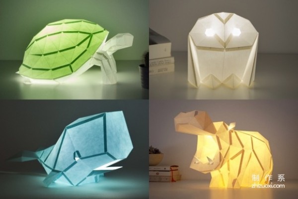 Creative DIY Origami Animal Lamp