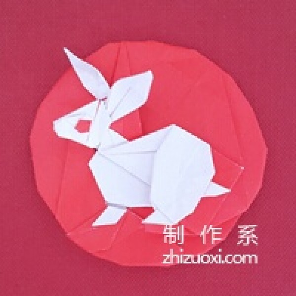 How to fold a rabbit, illustrated Mid-Autumn Festival jade rabbit origami tutorial