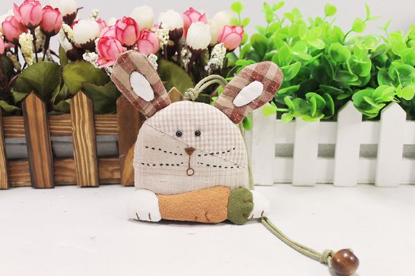 Feifei Bunny Fabric DIY Coin Purse with Variety of Styles