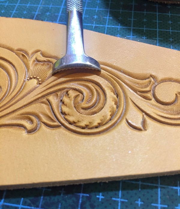 Leather carving lantern