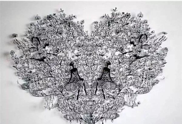 Stunning display of traditional paper-cut art works