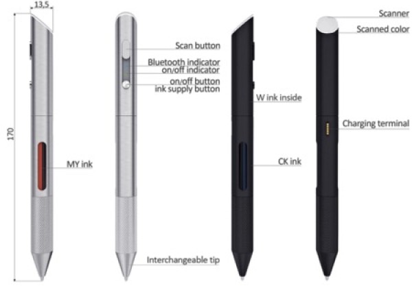 Cronzy Pen smart pen: comes with 16 million colors