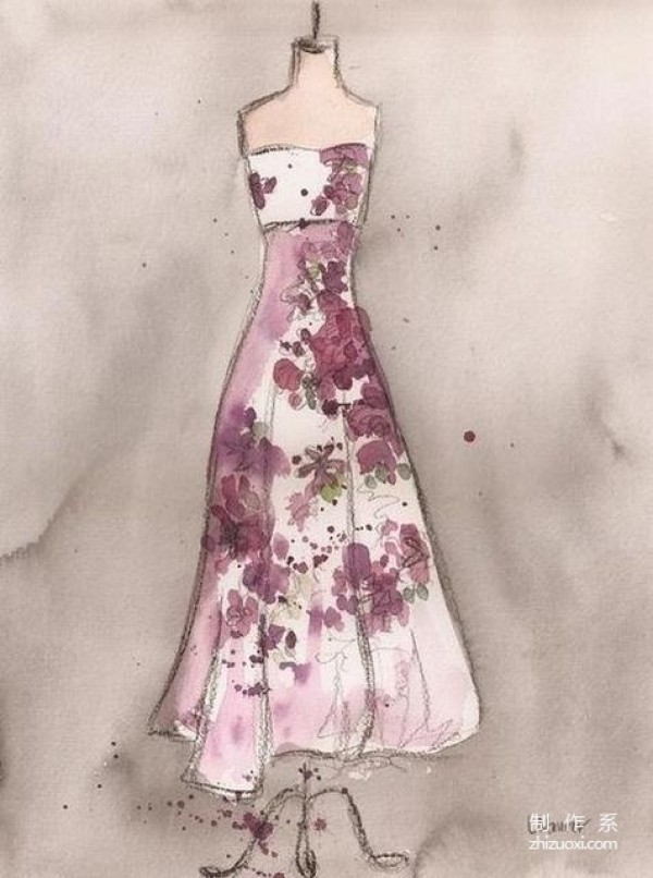 Lauren Maurer’s gouache wedding dress design, which one suits you?