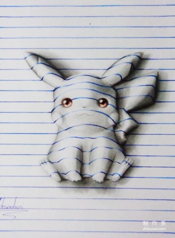 3D drawings of a 16-year-old boy