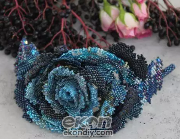 DIY childrens handicraft workshop creative beading, stringing to this level is also convinced!