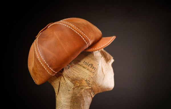 How to Make a Handmade Leather Newsboy Hat