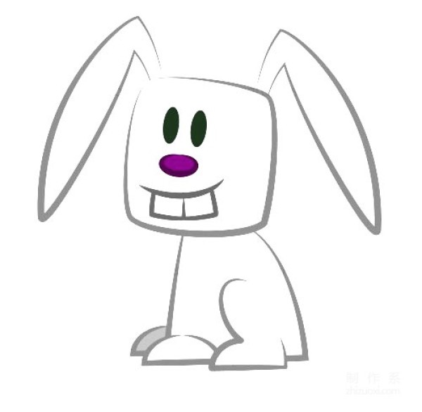 Children learn to draw, simple drawing methods for young children to draw very cute and cute dogs