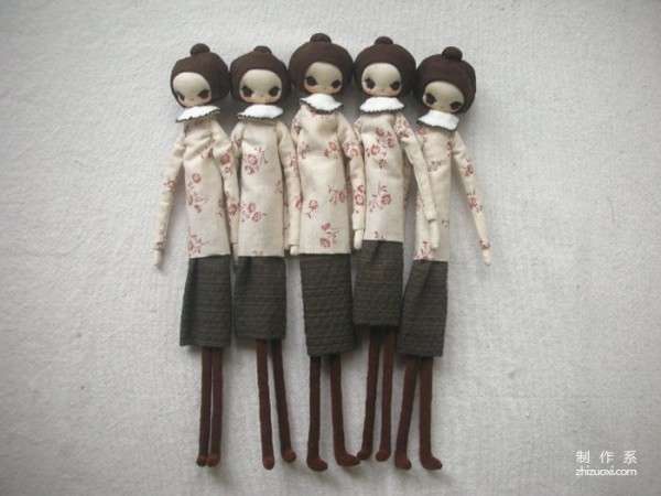 These dolls are so cute and easy to make. A guide to sewing doll stitches is included.