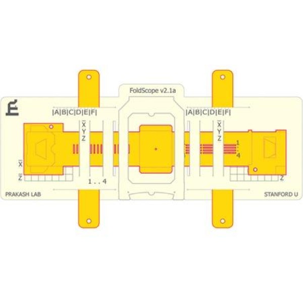 Lightweight and cheap paper folding microscope