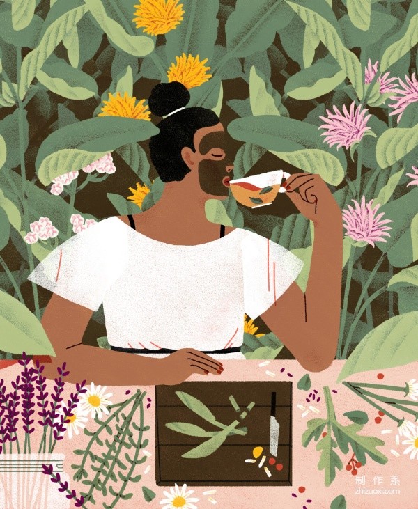 Fresh and natural illustrations by Jeannie Phan