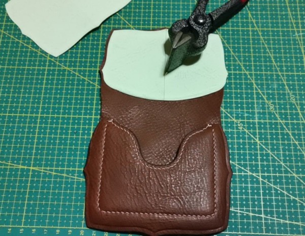 Card bag making method, Tianjin Lao Zhang version