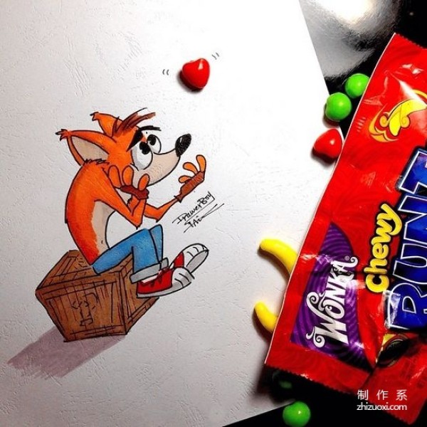  Healing illustrations: creative paintings mixed with snacks