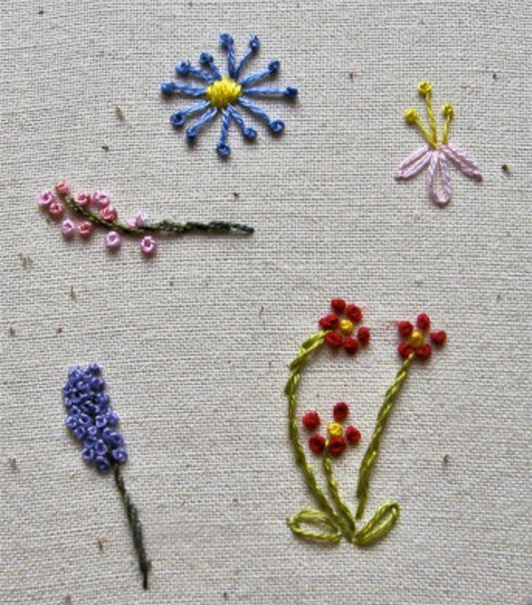 Various ultra-elegant and exquisite hand-embroidered DIY works