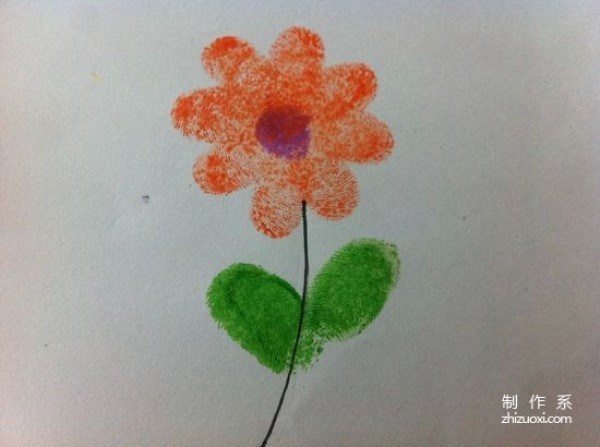 Creative Pictures: Funny Fingerprint Painting