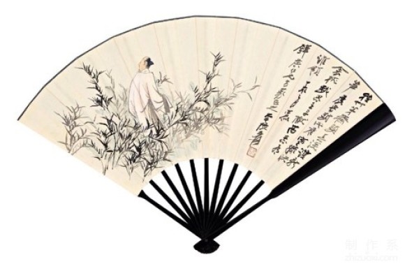 Appreciation of fan-page paintings by the master of traditional Chinese painting Zhang Daqian