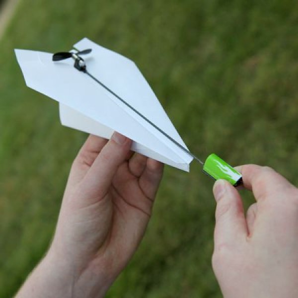 Paper airplane propeller