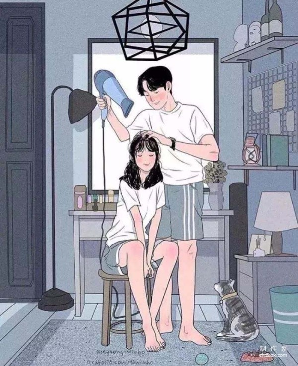 Romantic love illustrations of others never disappoint me