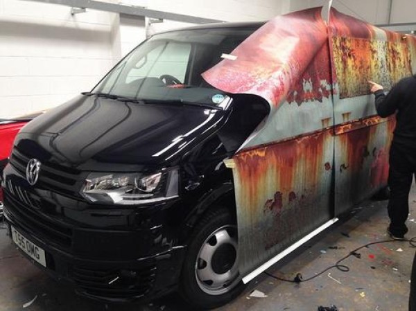 Alternative car wraps Zombie car wraps