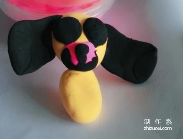 Make cute puppies from soft clay, handmade dog clay methods