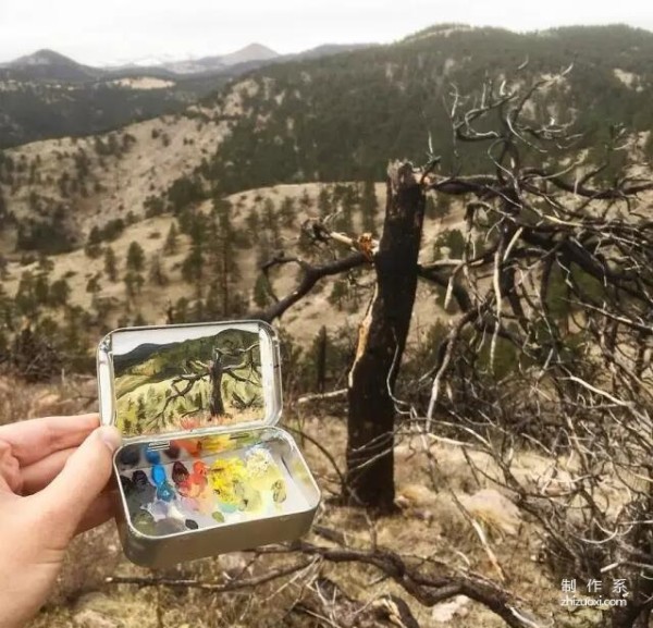 How do you put the scenery along the way into a small tin box? It’s simply artistic to the extreme.