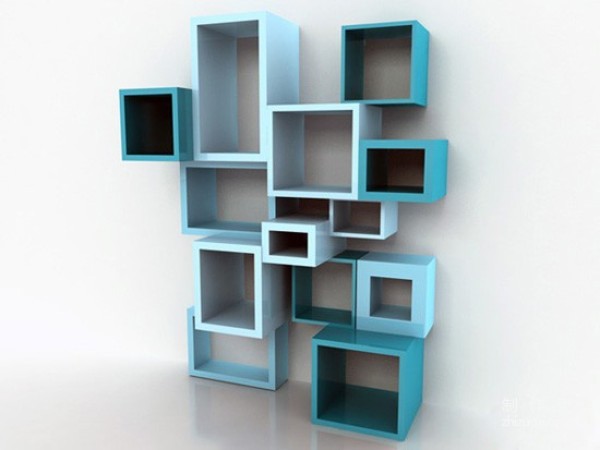 The shape of the creative bookshelf is up to you