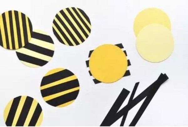 DIY creative handmade tutorial with step-by-step illustration of how to make slime bees