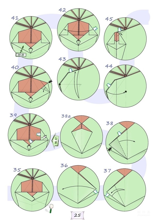 The Art of Handmade Origami, Andrey Ermakov Spider Logo Pattern Icon Handmade Origami Illustrated Tutorial