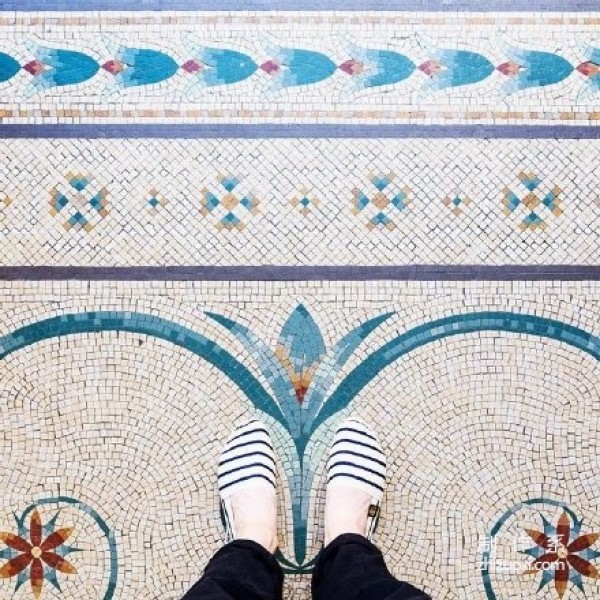 Beautiful Parisian tile art