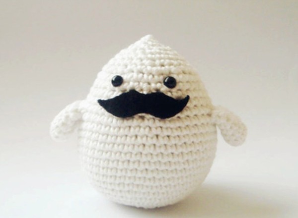 Appreciation of crochet handmade white cute little penguin products