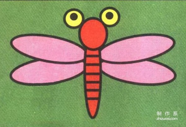 Learn to draw simple strokes, little dragonfly