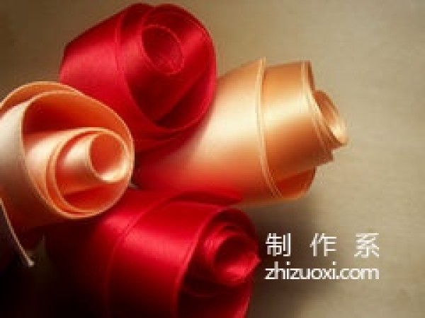 Look at this ribbon rose. Do you like it? How to make ribbon roses easily