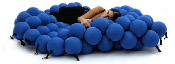 Fabric ball sofa can change shape according to sitting posture