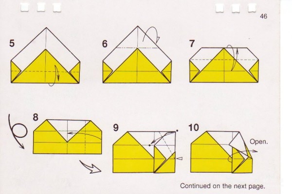 Paper art hand-making tutorial, combined origami hexagonal box hand-made origami illustrated tutorial