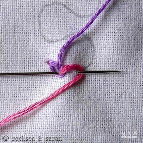 Basic Tutorial on Hand Embroidery Stitches: Illustrated Tutorial on Fantasy Chain Embroidery Stitches