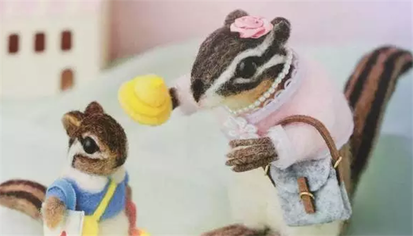 DIY creative handmade shop shares healing wool felt micro-scenes - Japans Noriko Inoue