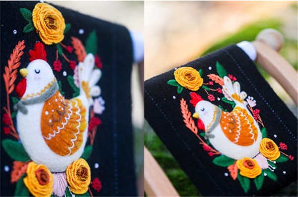 DIY creative handmade shop shares that when wool felt meets embroidery, she who likes cuteness has come up with a new style