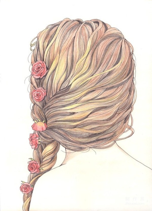 Sharing pictures of sweet and refreshing hairstyle illustrations