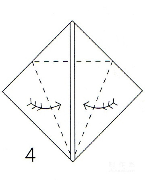 Paper craft hand-making tutorial, napkin rabbit shape folding method, hand-made origami illustrated tutorial