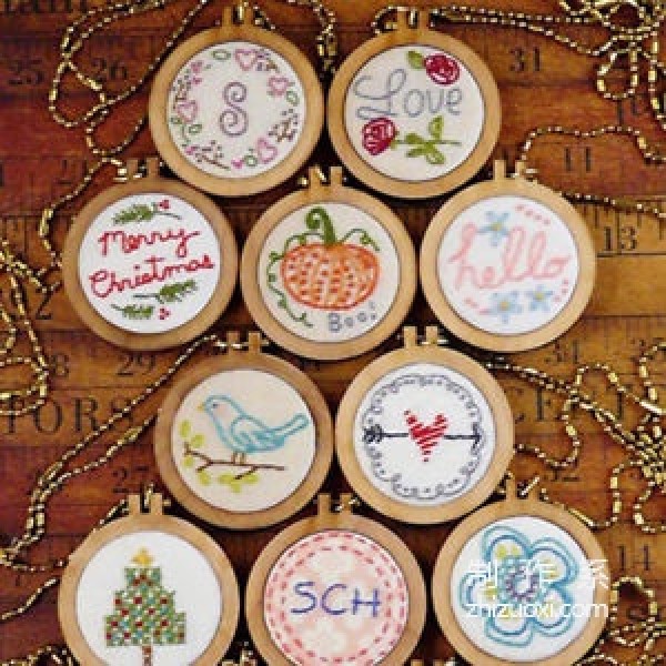 Beautiful mini embroidery works