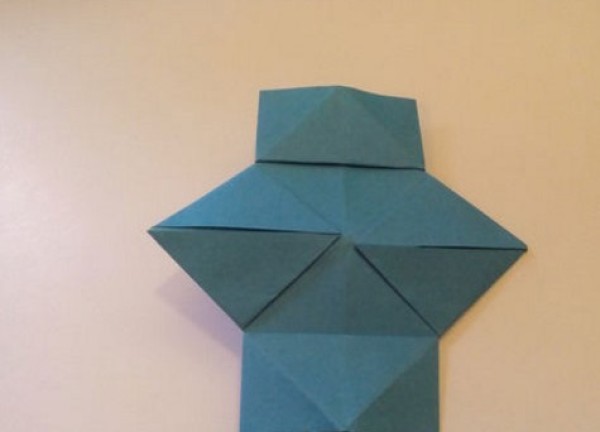 Origami of an ax Origami tutorial for children