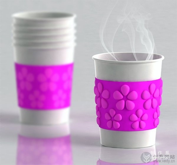 An expanding creative cup that can bloom flowers