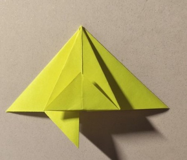 Creative Origami Tutorial: Folding Diagram of Triangular Bookmark